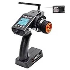 DTXMX Radiolink RC4GS V3 2.4Ghz 5CH RC sändare fjärrkontroll med R6FG Gyro mottagare för RC bil båt tank fordon