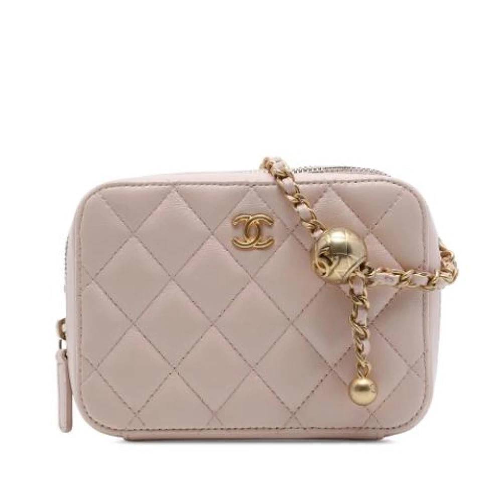 Chanel Vintage - Pre-owned Quilted Lambskin Crossbody Vintage - Dam - ONE Size - Läder