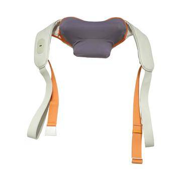 ST-360 Värmeterapi-massager för axlar och nacke med knådande funktion - grå / beige