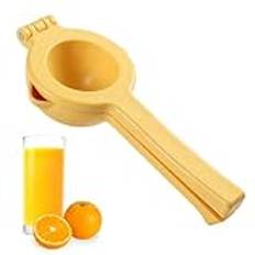 Citron Juicer Hand, Manuell Citron Juicer | Citrusjuicer av livsmedelskvalitet Apelsinjuicepress | Anti-halk citronjuicer med ergonomiskt handtag, bärbar manuell juicepress för citrus, citron, grapefr