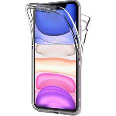 Coque pour Apple iPhone 11 - Silicone Intégrale Transparent Protection Souple Tactile 2 Parties Avant Arrière Emboitable Phonillico®