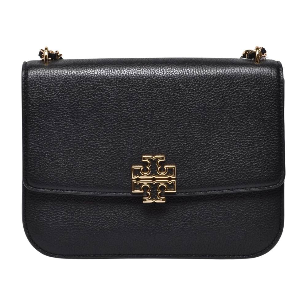 Tory Burch Britten Skuldertaske - Tasker - Dame - Sort - ONE SIZE - Uld