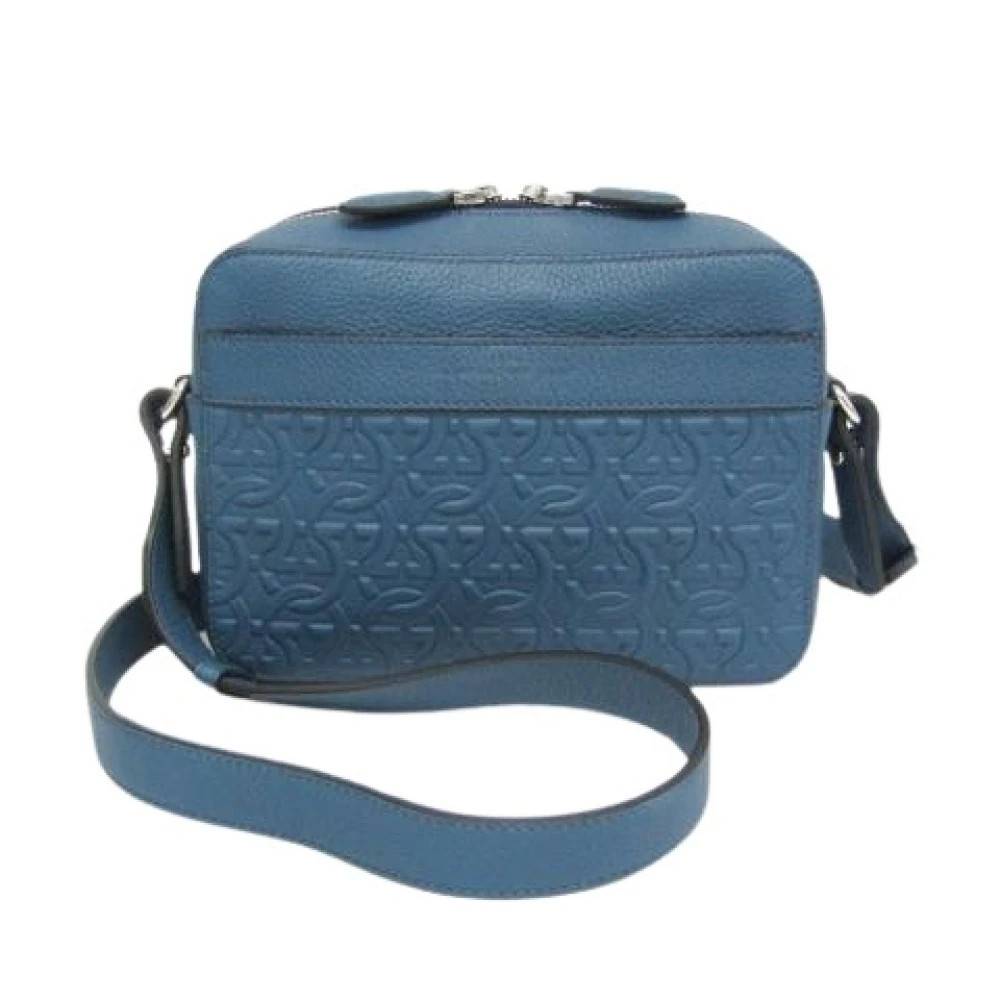 Salvatore Ferragamo Pre-owned - Pre-owned Gg-24 1204 Crossbody Bag Vintage - Herr - ONE Size - Läder