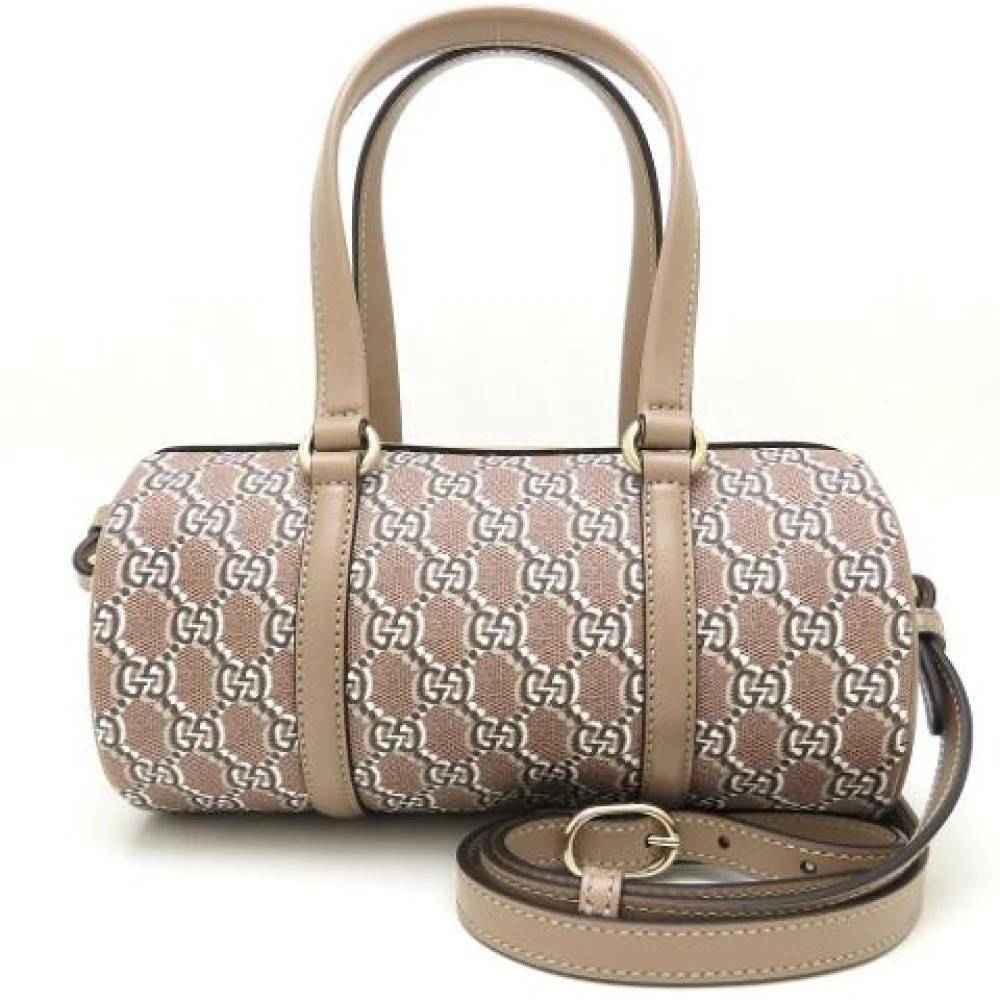 Gucci Vintage Pre-owned canvas håndtasker - Vintage - Dame - Flerfarvet - ONE SIZE - Uld