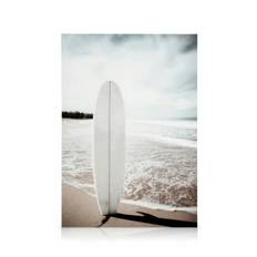 Canvastavlor Surfboard on the Beach Canvastavla (50x70 cm)