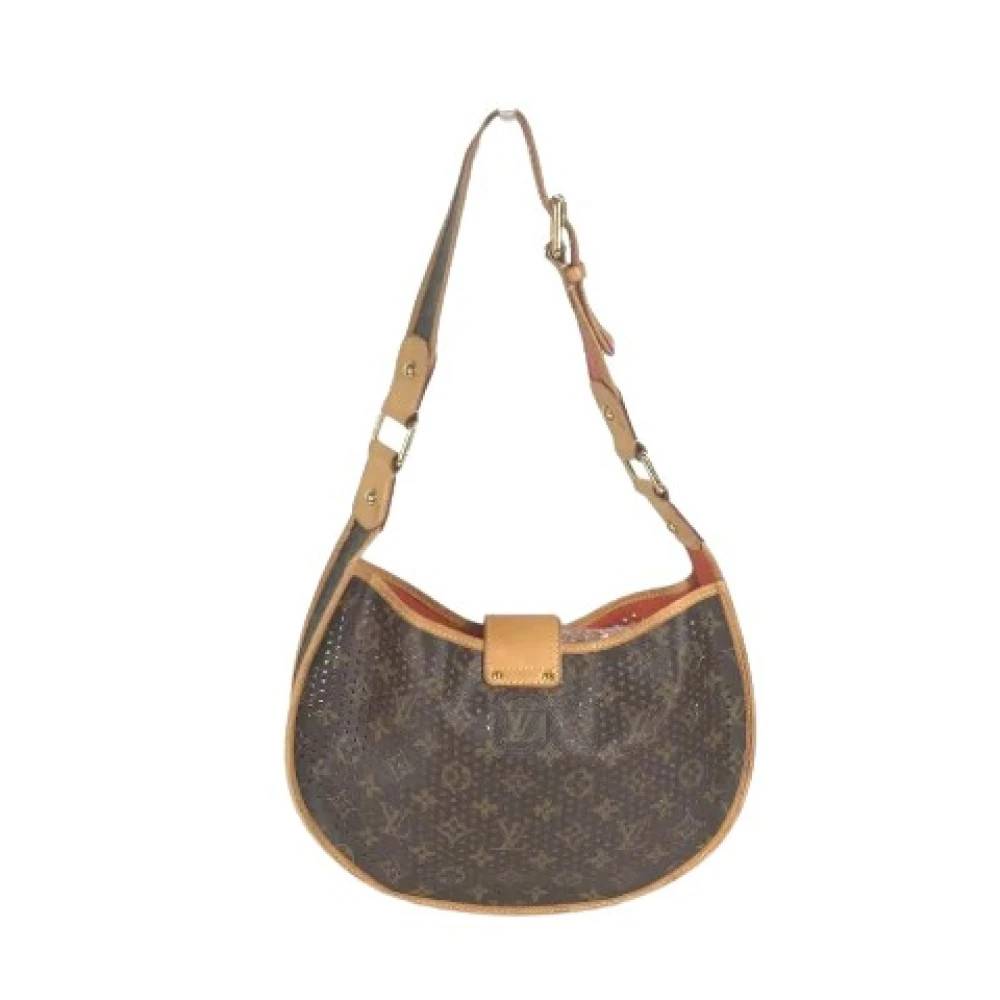 Louis Vuitton Vintage Pre-owned Vintage Monogram Skuldertaske - Vintage - Dame - Brun - ONE SIZE - Uld
