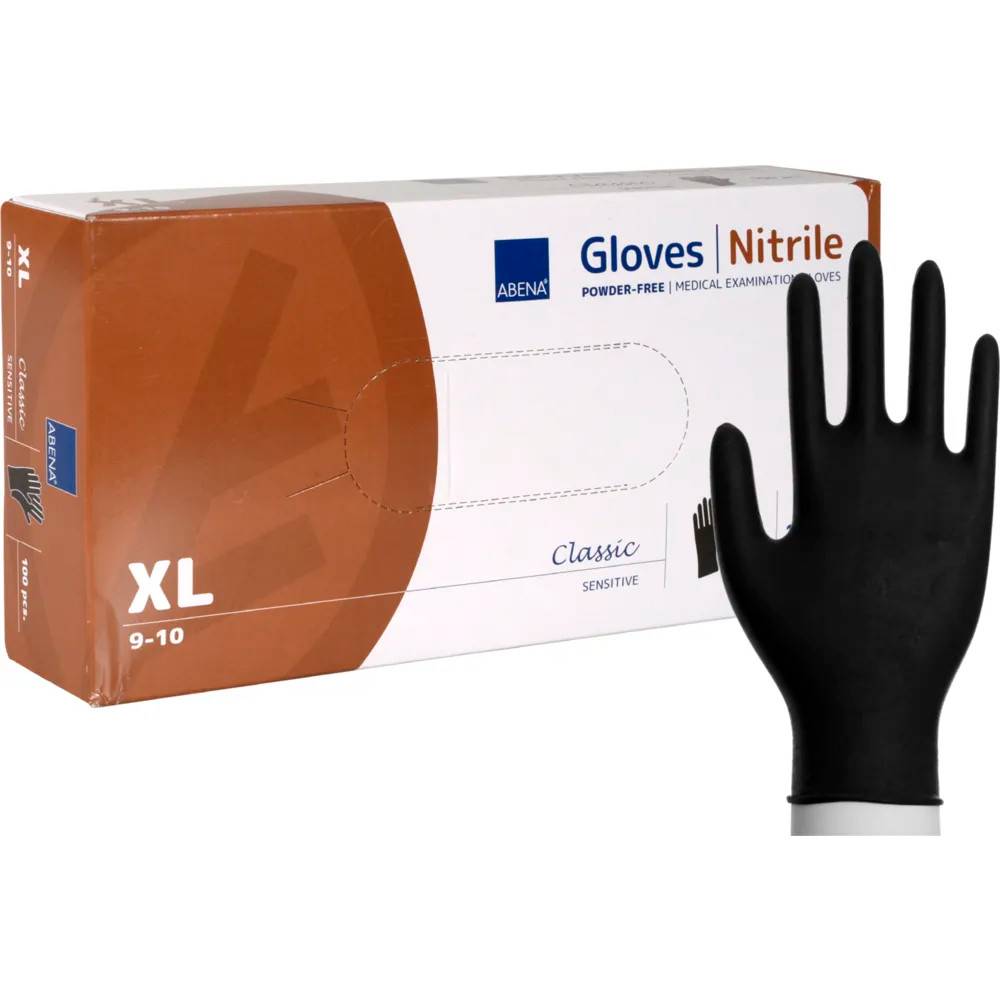 Nitrilhandskar (XL) svart 100/fp ABENA