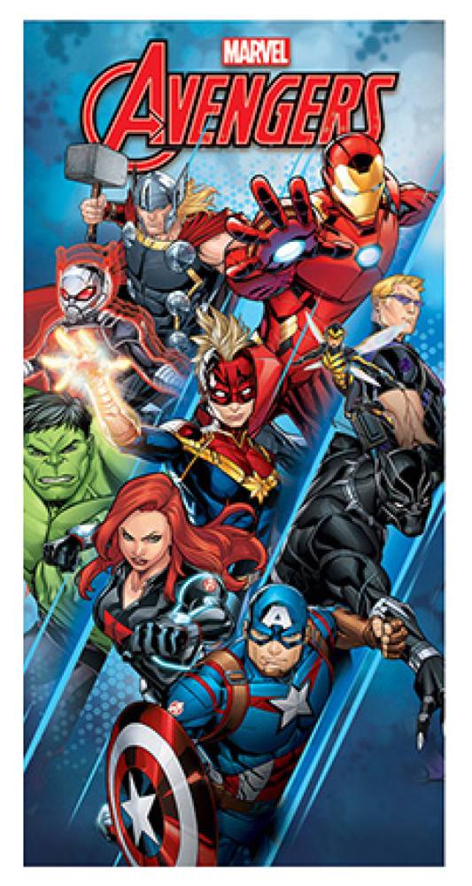 Avengers Heroes badhandduk, strandhandduk 70x137 cm (snabbtorkande)