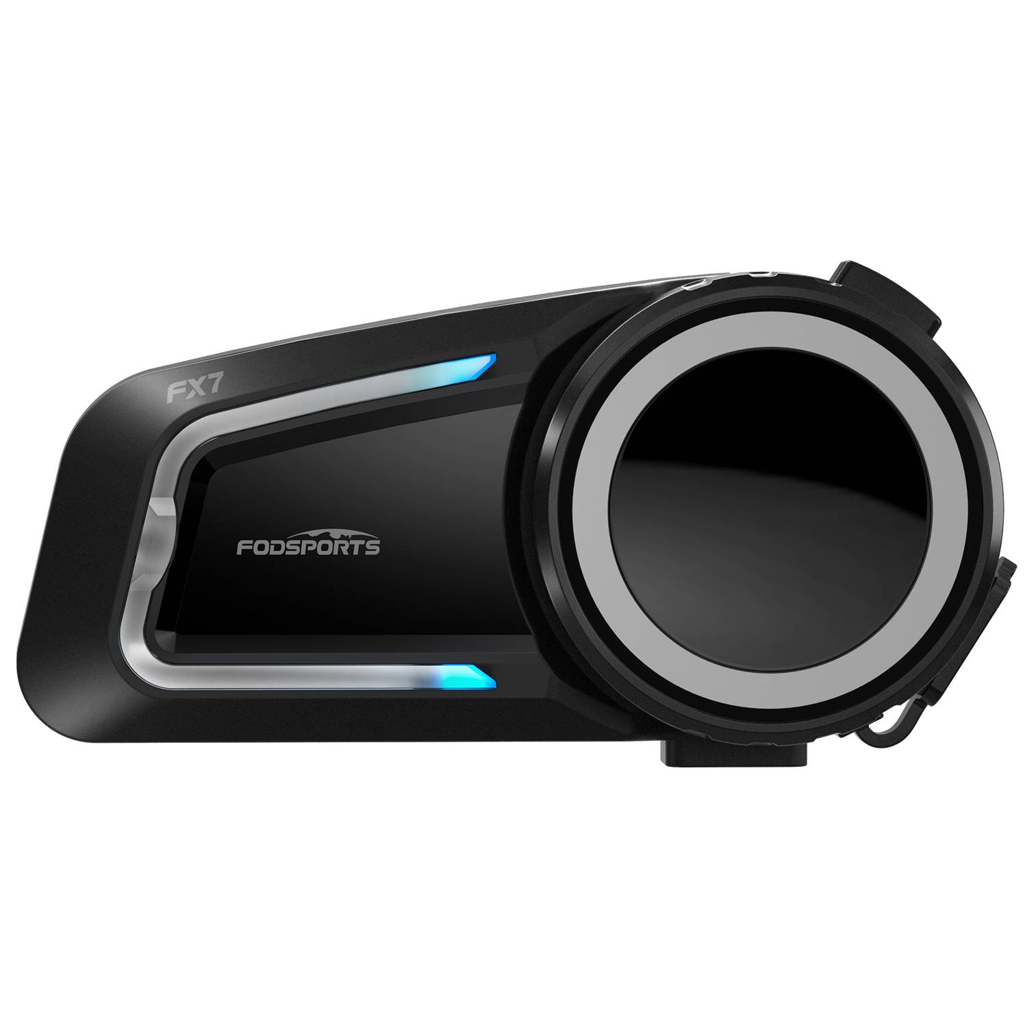 Fodsports FX7 Mesh Motorcycle Intercom Bluetooth Helmet Headset,10 Rider 2000M,BT5.4,APP Connect.