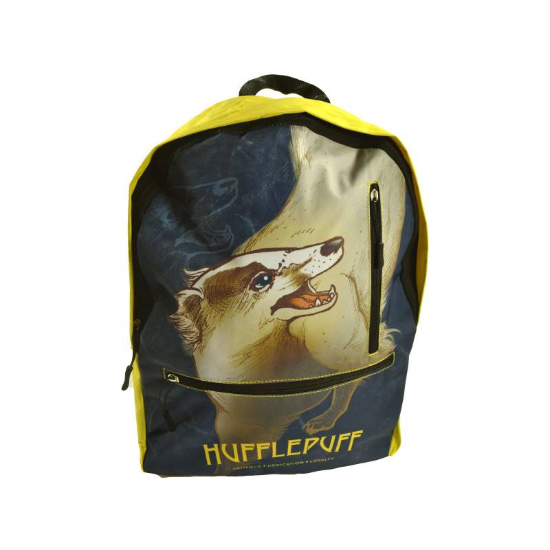 Harry Potter Rucksack (Hufflepuff Design) 30cm x 40cm x 12cm -...