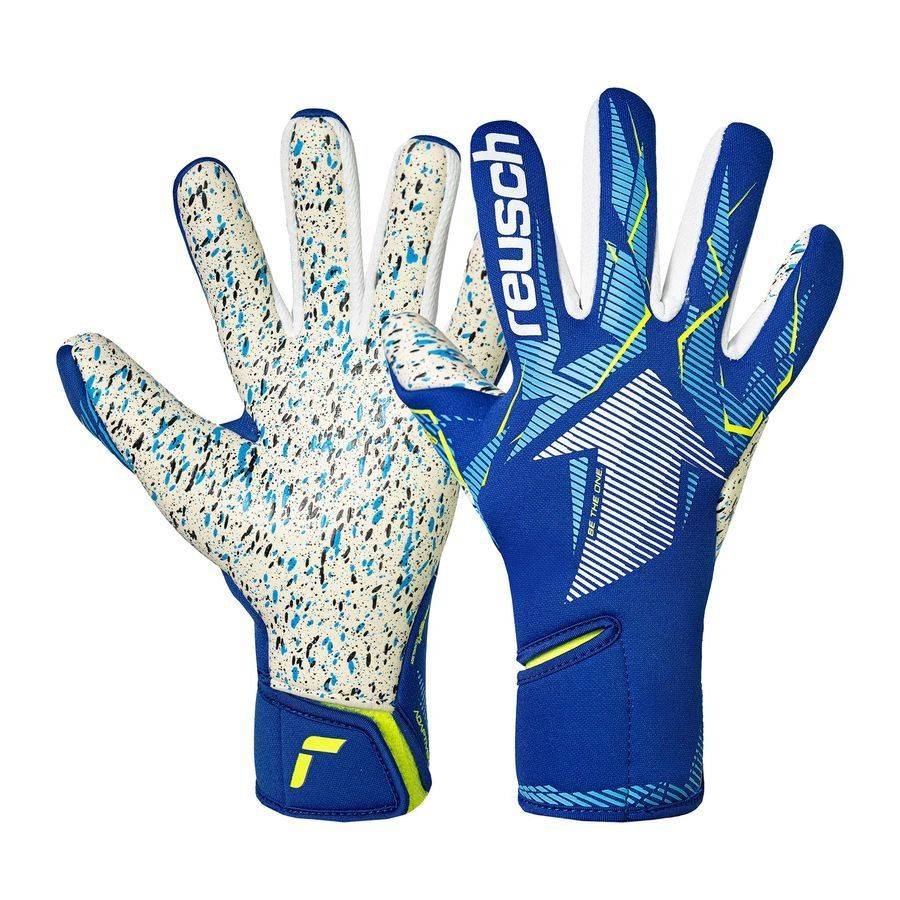 Reusch Målvaktshandske Fastgrip Fusion - Blå/Vit Barn - ['Blå'] (5½)