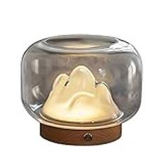 Akvarium fisk tank akvarium kreativt kontor hem bordslampa akvarium dekoration prydnadsföremål prydnadssak akvarium rund glas akvarium akvarium