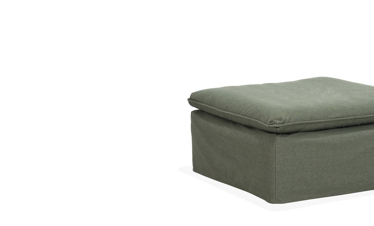 KLÄDSEL Dover Grand Deluxe Fotpall Grön
