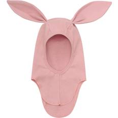 Huttelihut Balaclava Ears Cotton Rib Stl. 50\56 unisex - Elefanthatt Från Magasin - Ash Rose (50\56)