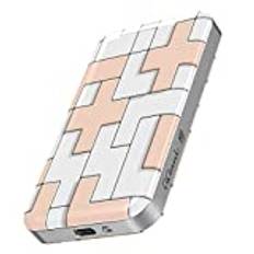 GiGimundo Bärbar SSD 512 GB, USB3.2 Gen2 × 2 Extrene Portable SSD 20 Gbps, upp till 2 000 MB/s USBC Extern Solid State Drive, TS Series (1T) (20 Gbps-1T)