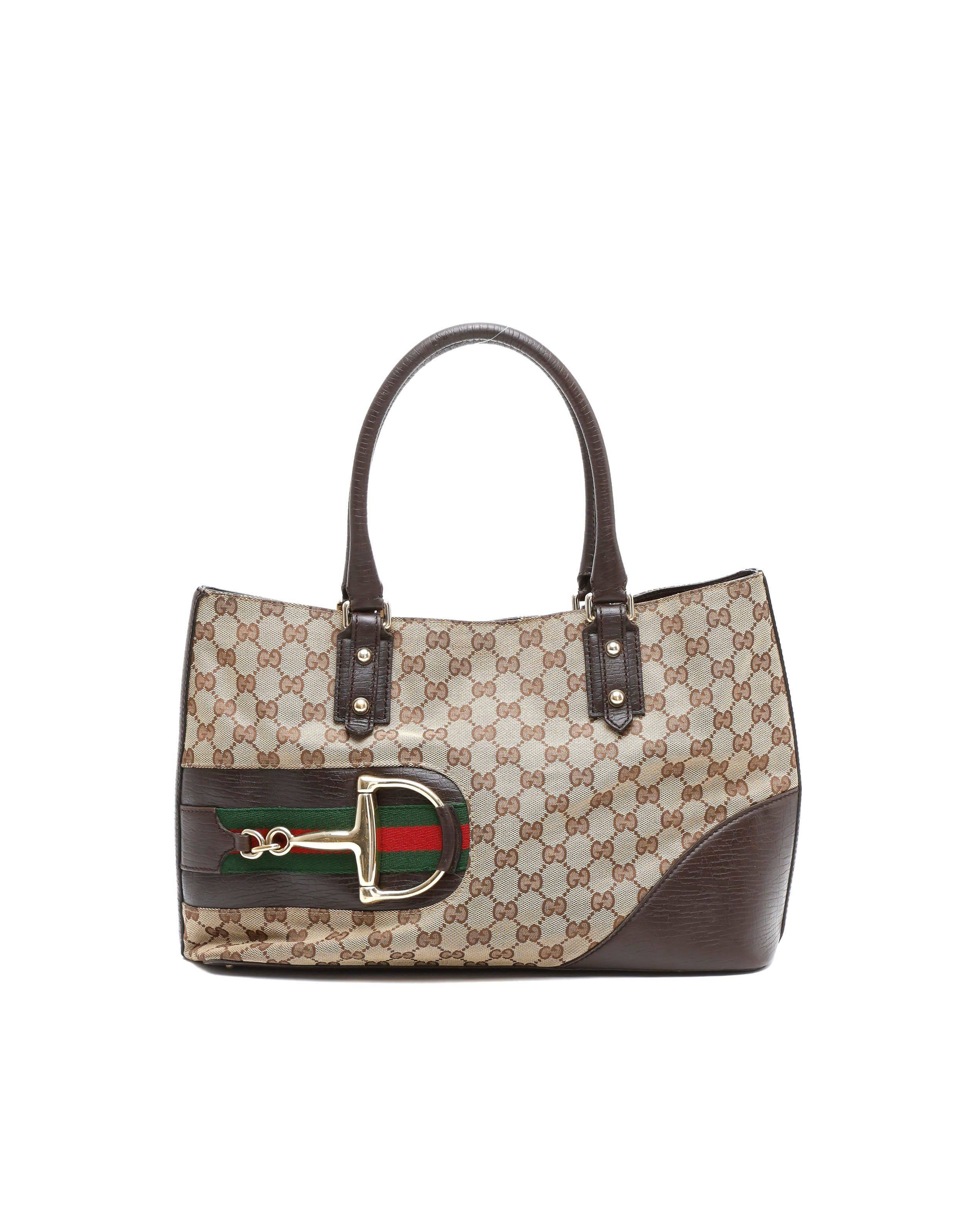 Gucci Horsebit Tote Bag - Brown (One Size)