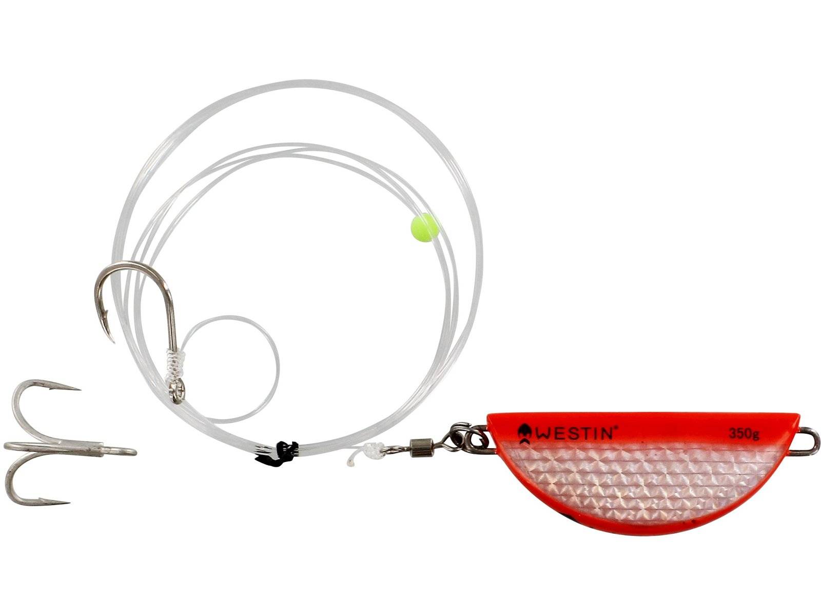 Westin Halibut Anti Twist Rig - 350g / Orange Flash