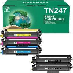 Brother TN-247 / TN-243 tonersæt 5-pak (GREENSKY) – kompatibelt tilbehør