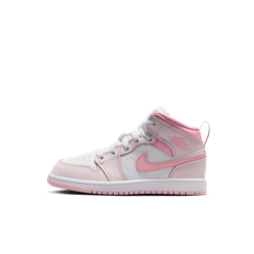 Jordan 1 Mid-sko til mindre børn - Pink - 33.5