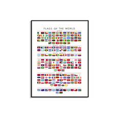 Verdens Flag Plakat