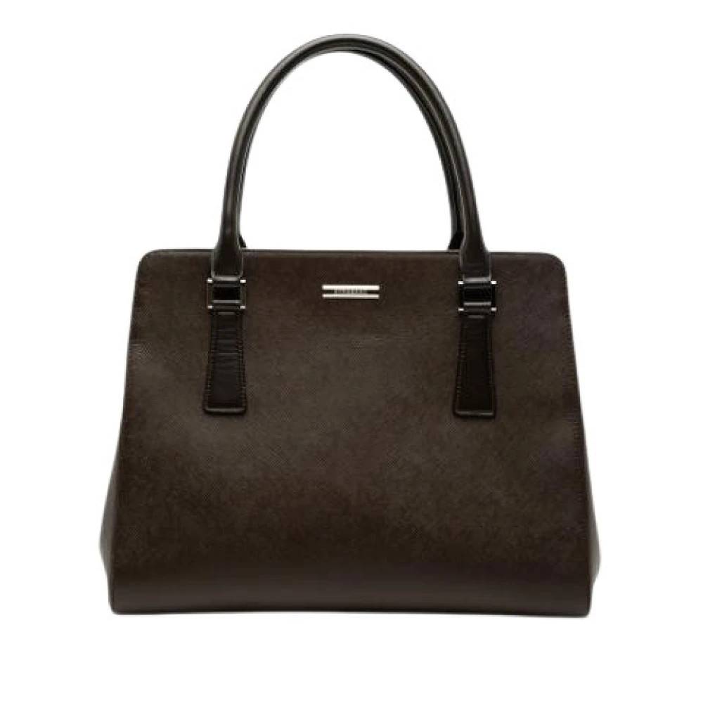 Burberry Vintage Pre-owned Laeder hndtasker - Vintage - Dame - Brun - ONE SIZE -