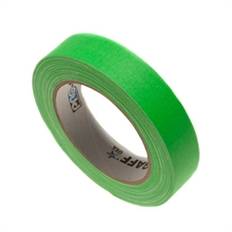 Glow Gaffa Tape, Lærredstape 24mmx22,8m Grøn