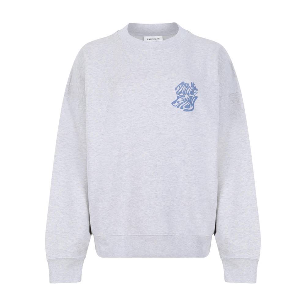 Anine Bing - Bomullsfleece sweatshirt Sweatshirts & Hoodies - Dam - XS - Bomull