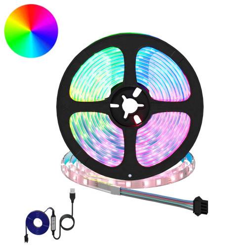 LED Band 12 pcs Svart och Transparent 4700 mm Koppar och plast