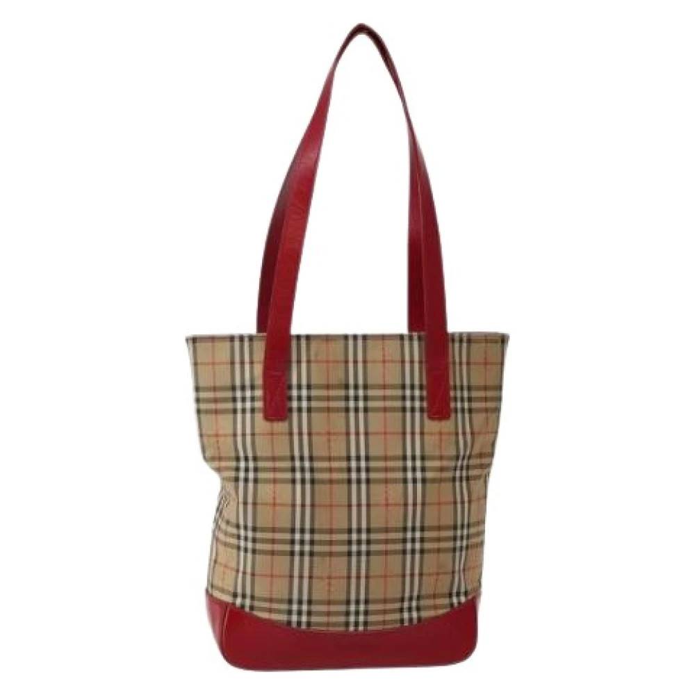 Burberry Vintage Pre-owned Vintage Tote Bag - Vintage - Dame - Flerfarvet - ONE SIZE - Uld