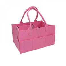 Mimigo Følte Baby Ble Caddy Opbevaring Arrangør Tote Pink FREE SIZE