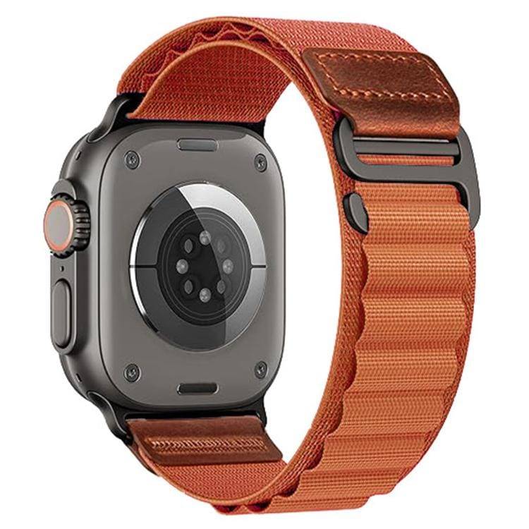 Nylonarmbånd til Apple Watch 38/40/41/42 mm – Terrakotta / Alpina Loop / Nylonarmbånd.