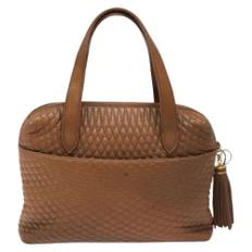 Bally Pre-owned, Vintage , Dame, Brun, ONE SIZE, Uld, Pre-owned Laeder skuldertasker