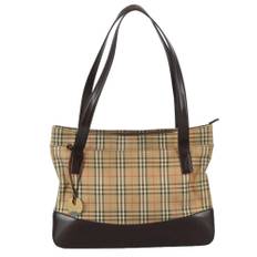 Burberry Vintage Shoulder Bag Stl. - Axelremsväskor Från Magasin - Beige (W 37cm x H 26cm x D 9cm)