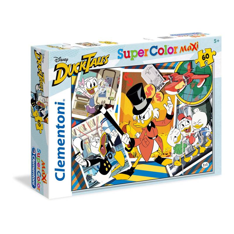 Clementoni 26432" Duck Tales-Maxi Puzzle, 60 Teile