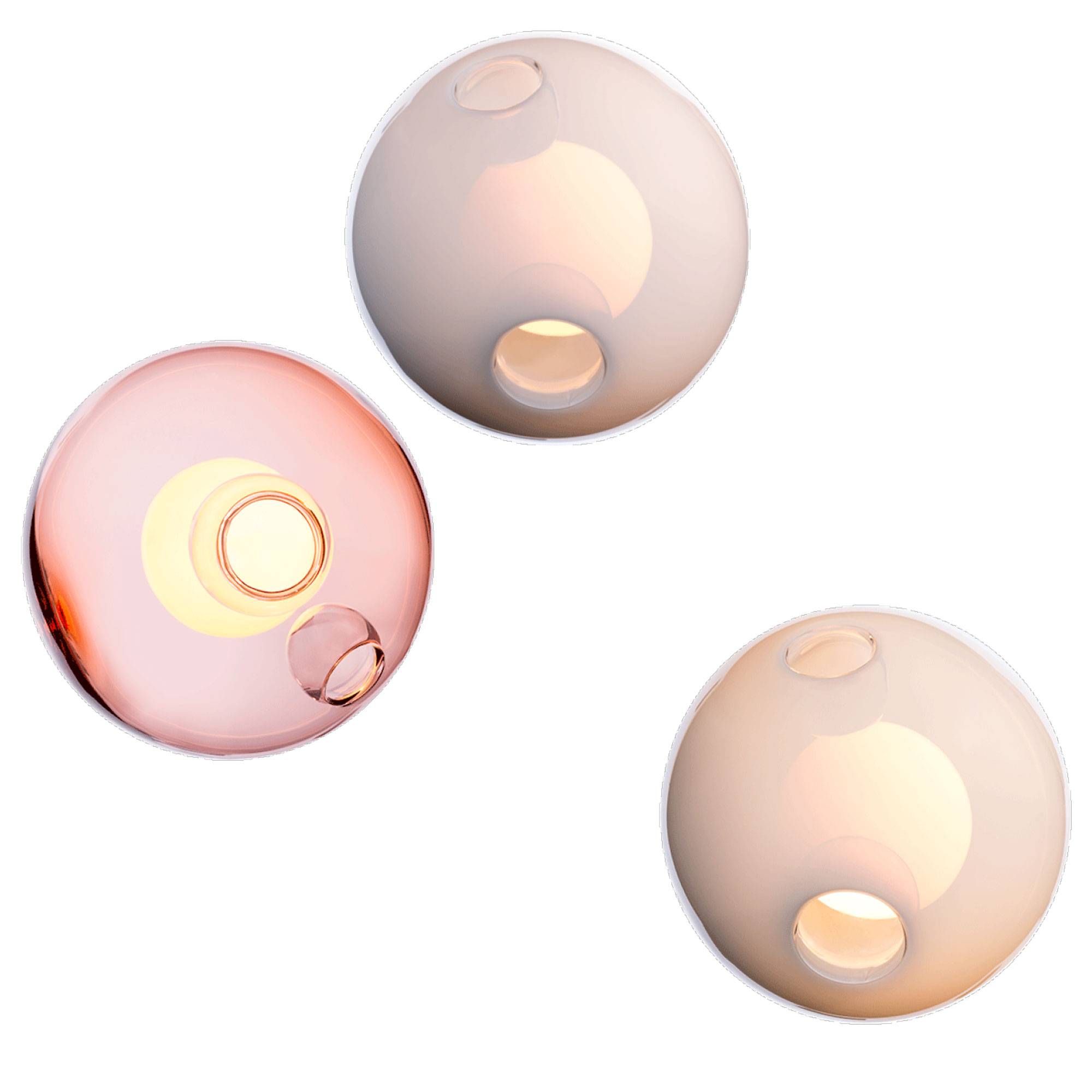 Bocci - 28.3 Random, Multi - 14 - Pendellamper - Omer Arbel - Flerfarvet