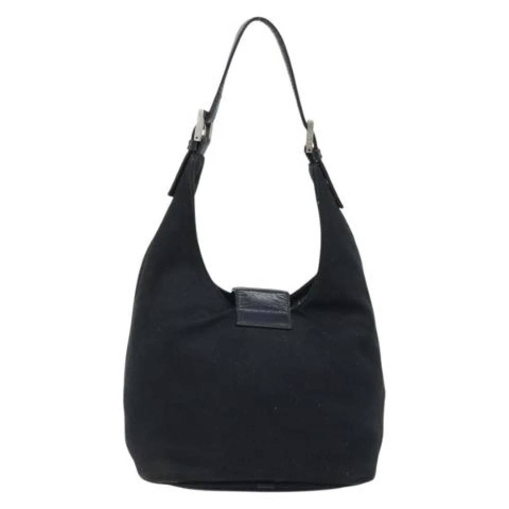 Fendi Vintage Pre-owned Vintage Skuldertaske - Vintage - Dame - Sort - ONE SIZE - Uld