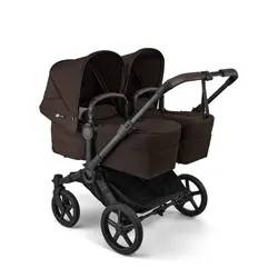 Donkey 6 tvillingvagn - Cocoa brown