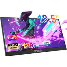 Portable Monitor 18,5 Zoll, 120Hz Tragbarer Monitor für Gaming FHD 1080P Mobiler Monitor mit HDR HDMI USB C Portabler PC Monitor Laptop Bildschirm Erweiterung Zweiter Bildschirm für Laptop Switch/Xbox