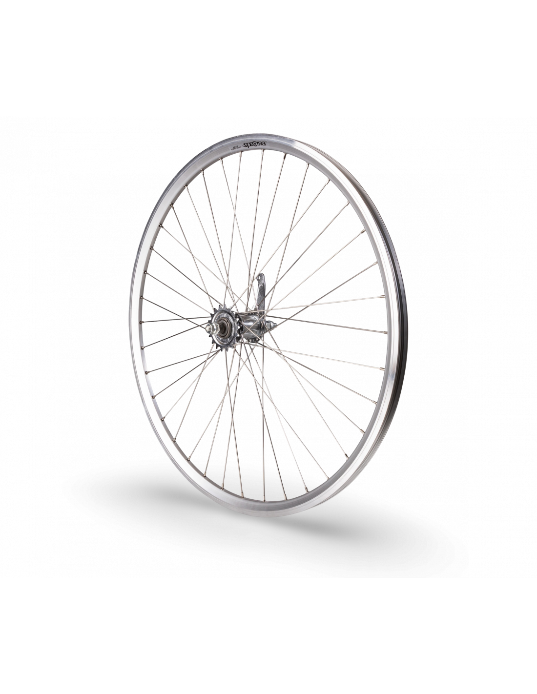 Bakhjul 28" 622 0-vxl Silver
