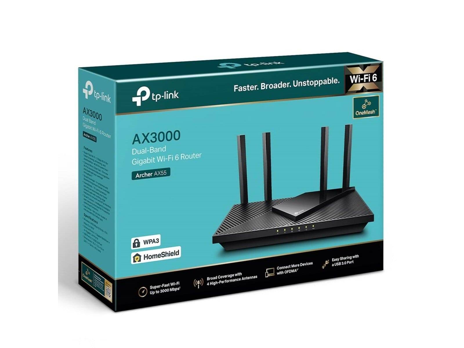 TP-Link Archer AX55 V1 Trådløs router