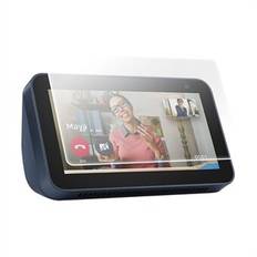 RURIHAI skärmskydd för Amazon Echo Show 5 (1:a generationen) / (2:a generationen) 2,5D rak Edge 0,18 mm hög aluminium-kiselglasfilm