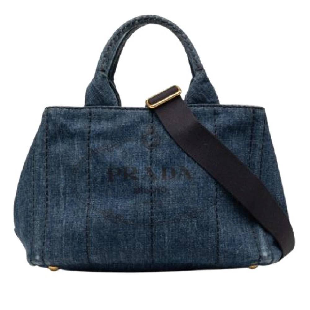 Prada Vintage - Pre-owned Vintage Axelremsväska Vintage - Dam - ONE Size - Denim