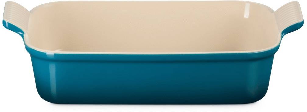 Le Creuset Heritage Rektangulært Fad 26 cm, Deep Teal