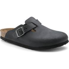 Birkenstock Women's Boston Oiled Leather Narrow Black, 41