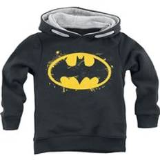 Batman - DC Comics Luvtröja - Barn - Spray Logo - 116 164 - för barn - svart - 140
