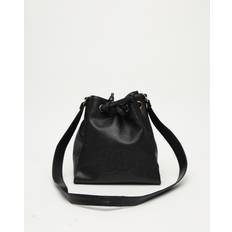 CHANEL CC Caviar Bucket Bag - Black