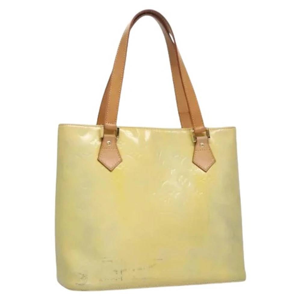 Louis Vuitton Vintage Pre-owned Vintage Patent Tote Bag - Vintage - Dame - Gul - ONE SIZE - Læder