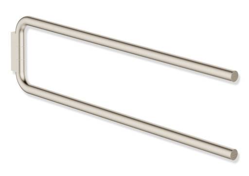 Hewi Serie 480 håndklædestang, 44,4 cm, børstet nikkel