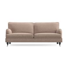 Howard Classic 3-sits Tygsoffa - Mörkbeige Howardsoffa Beige Bloomington