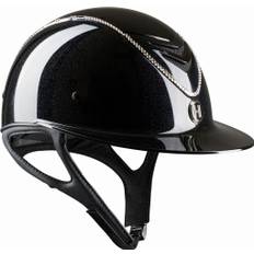 One K MIPS Avancé Lux Ridehjelm – Shimmer Effekt / Swarovski Pipe - Sort Blank (2)